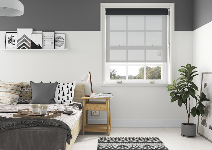 Rimini (Blackout), Black & Optima Dawn - Double Roller Blind - Image 6